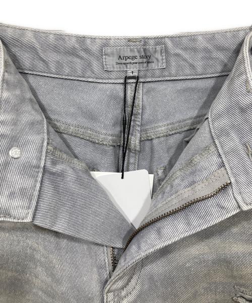 ARPEGE STORY（アルページュストーリー）Arpege story (アルページュストーリー) クラッシュデニム グレー サイズ:1の古着・服飾アイテム