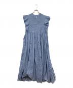 SLOBE IENAスローブ イエナ）の古着「ピンタックフリルワンピース」｜ブルー