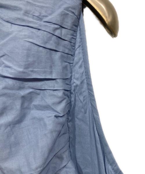 SLOBE IENA（スローブ イエナ）SLOBE IENA (スローブ イエナ) ピンタックフリルワンピース ブルー サイズ:サイズ記載なしの古着・服飾アイテム