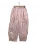 BARNYARDSTORM（バンヤードストーム）の古着「タックイージーパンツ サーカスパンツ」｜ピンク