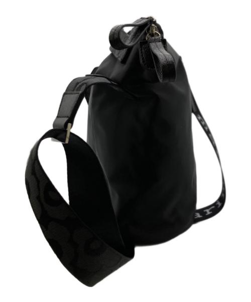 marimekko（マリメッコ）marimekko (マリメッコ) ショルダーバッグ / CARRY ALL SOLID ブラックの古着・服飾アイテム