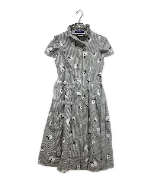 M'S GRACY（エムズグレイシー）M'S GRACY (エムズグレイシー) マーガレットワンピース グレー サイズ:36の古着・服飾アイテム