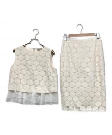 Diagram GRACE CONTINENTAL（ダイアグラム グレースコンチネンタル）の古着「セットアップ」｜ホワイト