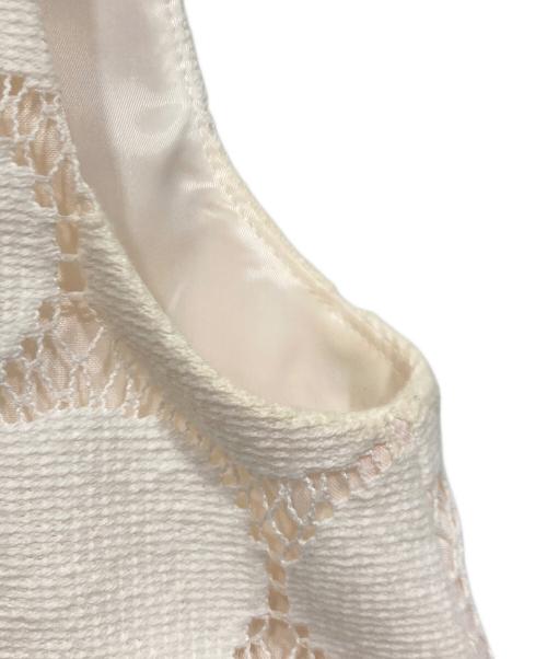 Diagram GRACE CONTINENTAL（ダイアグラム グレースコンチネンタル）Diagram GRACE CONTINENTAL (ダイアグラム グレースコンチネンタル) セットアップ ホワイト サイズ:36の古着・服飾アイテム