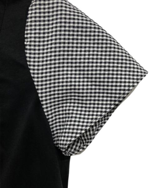 M'S GRACY（エムズグレイシー）M'S GRACY (エムズグレイシー) ギンガムキリカエワンピース ブラック サイズ:36の古着・服飾アイテム