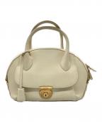 Salvatore Ferragamoサルヴァトーレ フェラガモ）の古着「フィアンマ2WAYバッグ」｜アイボリー