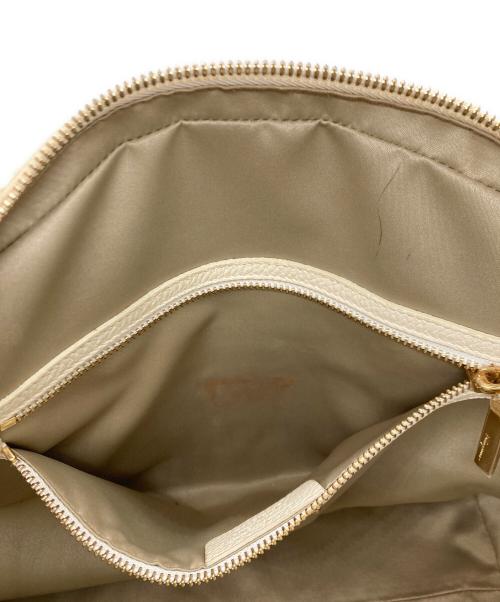 Salvatore Ferragamo（サルヴァトーレ フェラガモ）Salvatore Ferragamo (サルヴァトーレ フェラガモ) フィアンマ2WAYバッグ アイボリーの古着・服飾アイテム