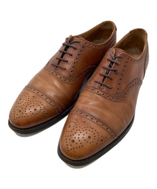 Crockett & Jones（クロケット＆ジョーンズ）Crockett & Jones (クロケット＆ジョーンズ) セミブローグシューズ ブラウン サイズ:6 1/2Eの古着・服飾アイテム