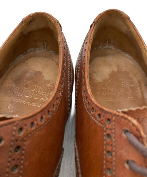 Crockett & Jones（クロケット＆ジョーンズ）Crockett & Jones (クロケット＆ジョーンズ) セミブローグシューズ ブラウン サイズ:6 1/2Eの古着・服飾アイテム