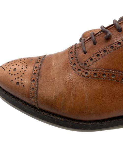 Crockett & Jones（クロケット＆ジョーンズ）Crockett & Jones (クロケット＆ジョーンズ) セミブローグシューズ ブラウン サイズ:6 1/2Eの古着・服飾アイテム