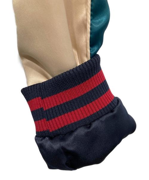 STRUGGLE FAMILY（ストラグルファミリー）STRUGGLE FAMILY (ストラグルファミリー) リバーシブルスカジャン グリーン サイズ:Mの古着・服飾アイテム