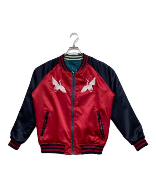 STRUGGLE FAMILY（ストラグルファミリー）STRUGGLE FAMILY (ストラグルファミリー) リバーシブルスカジャン グリーン サイズ:Mの古着・服飾アイテム