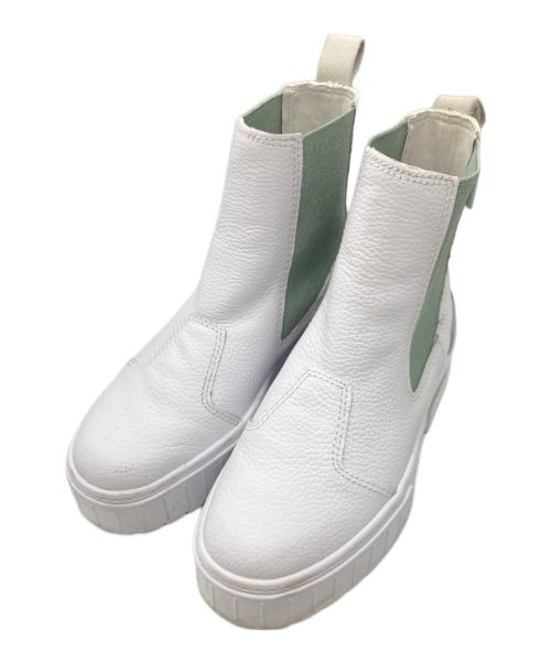PUMA（プーマ）PUMA (プーマ) ハイカットスニーカー / MAYZE CHELSEA LUXE WNS / メイズチェルシーリュクスウィメンズ ホワイト サイズ:22.5の古着・服飾アイテム