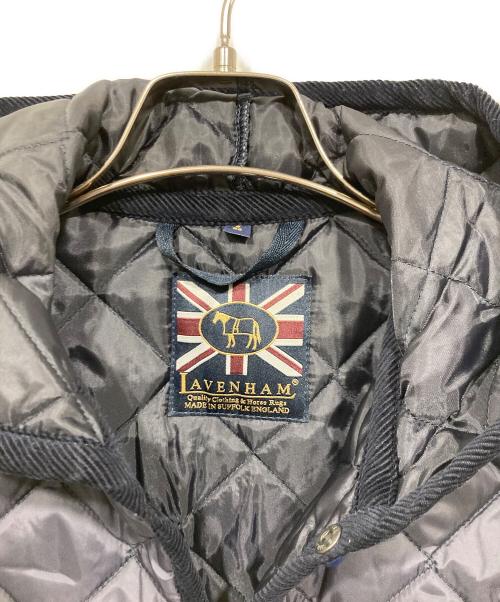 LAVENHAM（ラベンハム）LAVENHAM (ラベンハム) キルティングベスト ネイビー サイズ:Sの古着・服飾アイテム