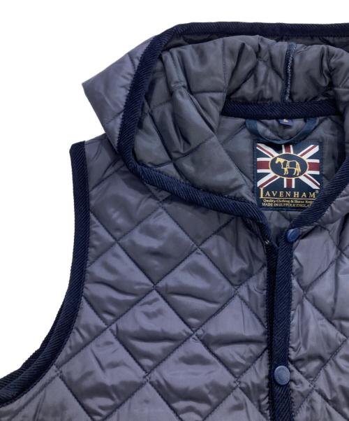 LAVENHAM（ラベンハム）LAVENHAM (ラベンハム) キルティングベスト ネイビー サイズ:Sの古着・服飾アイテム