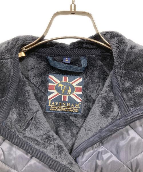 LAVENHAM（ラベンハム）LAVENHAM (ラベンハム) 裏ボアキルティングコート ネイビー サイズ:34の古着・服飾アイテム