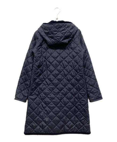 LAVENHAM（ラベンハム）LAVENHAM (ラベンハム) 裏ボアキルティングコート ネイビー サイズ:34の古着・服飾アイテム