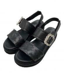 MACKINTOSH（マッキントッシュ）の古着「レザーサンダル」｜ブラック