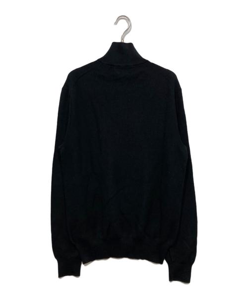 POLO RALPH LAUREN（ポロ・ラルフローレン）POLO RALPH LAUREN (ポロ・ラルフローレン) ハーフジップカットソー ブラック サイズ:Mの古着・服飾アイテム