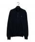 POLO RALPH LAUREN（ポロ・ラルフローレン）の古着「ハーフジップカットソー」｜ブラック