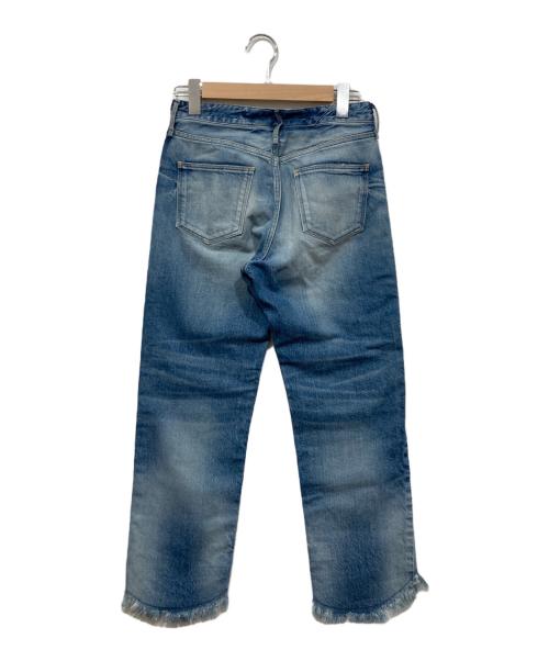upper hights（アッパーハイツ）upper hights (アッパーハイツ) THE HIS ボーイフレンドクロップドデニムパンツ ブルー サイズ:23の古着・服飾アイテム