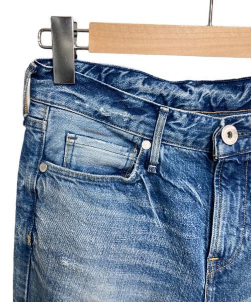 upper hights（アッパーハイツ）upper hights (アッパーハイツ) THE HIS ボーイフレンドクロップドデニムパンツ ブルー サイズ:23の古着・服飾アイテム
