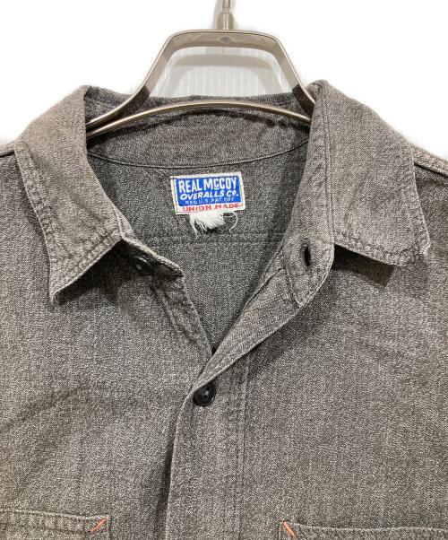 THE REAL McCOY'S（ザ・リアルマッコイズ）THE REAL McCOY'S (ザ・リアルマッコイズ) ワークシャツ ブラック サイズ:サイズ不明の古着・服飾アイテム
