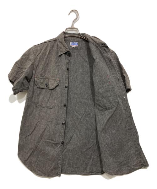 THE REAL McCOY'S（ザ・リアルマッコイズ）THE REAL McCOY'S (ザ・リアルマッコイズ) ワークシャツ ブラック サイズ:サイズ不明の古着・服飾アイテム