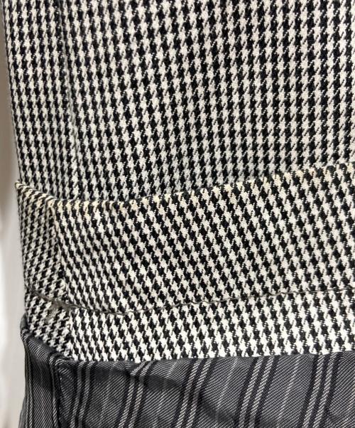 BURBERRY BLACK LABEL（バーバリーブラックレーベル）BURBERRY BLACK LABEL (バーバリーブラックレーベル) ライナー付き千鳥柄コート グレー サイズ:Sの古着・服飾アイテム