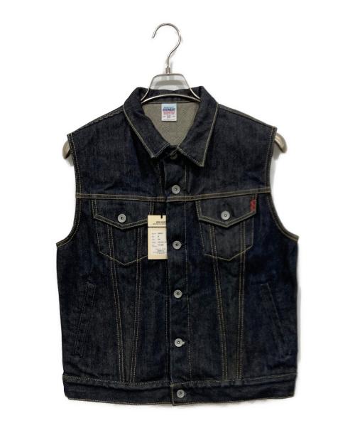 IRON HEART（アイアンハート）IRON HEART (アイアンハート) 21oz セルビッチデニム トラッカーベスト インディゴ サイズ:38の古着・服飾アイテム