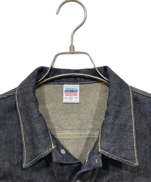 IRON HEART（アイアンハート）IRON HEART (アイアンハート) 21oz セルビッチデニム トラッカーベスト インディゴ サイズ:38の古着・服飾アイテム