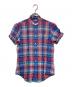POLO RALPH LAUREN（ポロ・ラルフローレン）の古着「フリルカラーリネンチェックブラウス」｜マルチカラー
