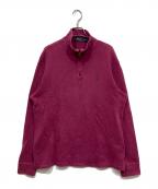 POLO RALPH LAURENポロ・ラルフローレン）の古着「ハーフジップスウェット」｜ショッキングピンク
