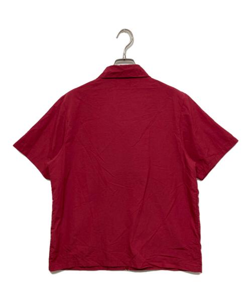 stussy（ステューシー）stussy (ステューシー) 半袖ナイロンシャツ レッド サイズ:Ｍの古着・服飾アイテム