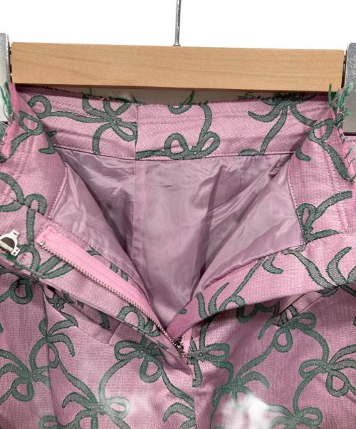 Musu Bore（ムスボレ）Musu Bore (ムスボレ) サイドリボンワイドパンツ パープル サイズ:1の古着・服飾アイテム