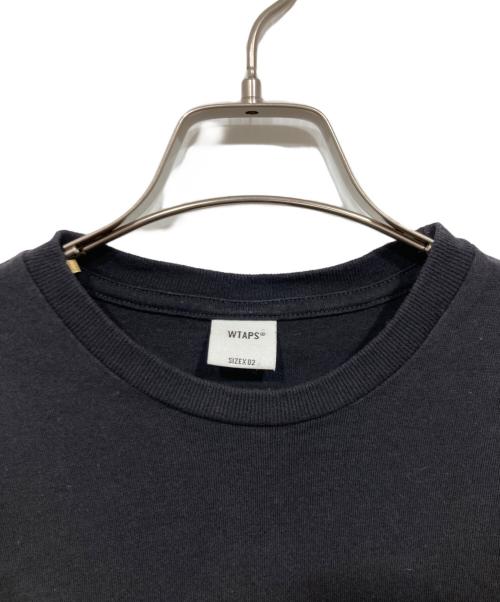 WTAPS（ダブルタップス）WTAPS (ダブルタップス) ファイヤーパターン ロングスリーブTシャツ ブラック サイズ:02の古着・服飾アイテム