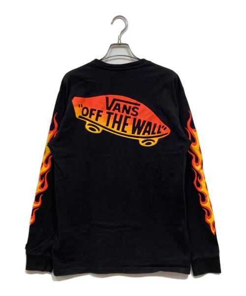 WTAPS（ダブルタップス）WTAPS (ダブルタップス) ファイヤーパターン ロングスリーブTシャツ ブラック サイズ:02の古着・服飾アイテム