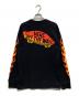 WTAPS (ダブルタップス) ファイヤーパターン ロングスリーブTシャツ ブラック サイズ:02：6000円