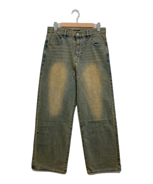 BEAMS HEART（ビームスハート）BEAMS HEART (ビームスハート) ブラスト ワイド ストレート デニム インディゴ サイズ:Mの古着・服飾アイテム