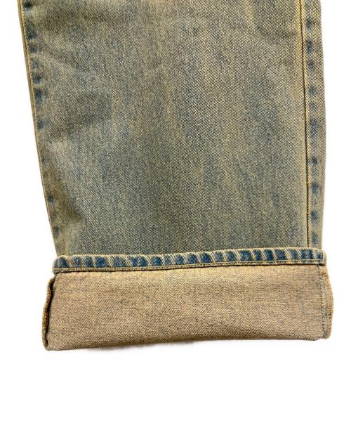 BEAMS HEART（ビームスハート）BEAMS HEART (ビームスハート) ブラスト ワイド ストレート デニム インディゴ サイズ:Mの古着・服飾アイテム