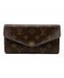 LOUIS VUITTON（ルイ ヴィトン）の古着「長財布」｜ブラウン