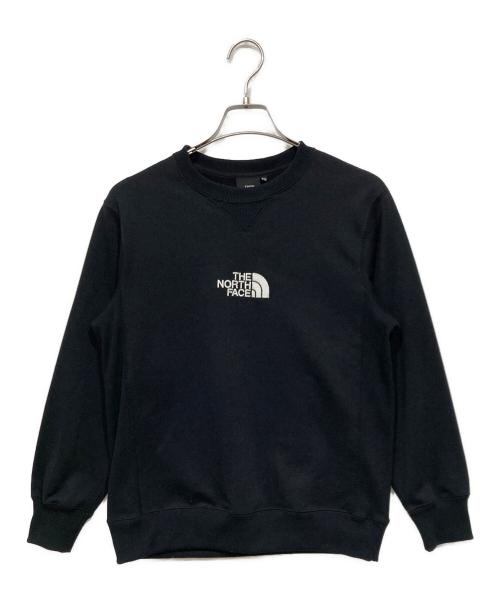 THE NORTH FACE（ザ ノース フェイス）THE NORTH FACE (ザ ノース フェイス) ロゴクルーネックスウェット ブラック サイズ:Mの古着・服飾アイテム