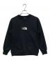 THE NORTH FACE（ザ ノース フェイス）の古着「ロゴクルーネックスウェット」｜ブラック