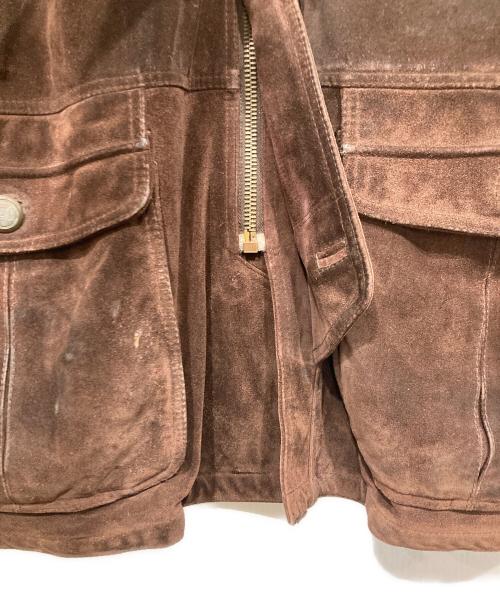 marcos（マルコス）marcos (マルコス) レザージャケット ブラウン サイズ:-の古着・服飾アイテム