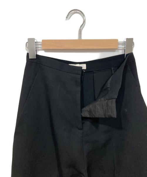 GIA STUDIOS（ジア・ストゥディオス）GIA STUDIOS (ジア・ストゥディオス) ワイドスラックス ブラック サイズ:36の古着・服飾アイテム