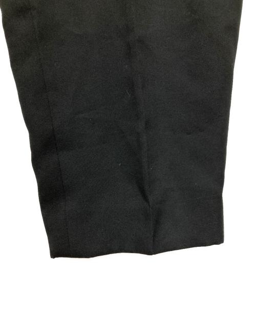 GIA STUDIOS（ジア・ストゥディオス）GIA STUDIOS (ジア・ストゥディオス) ワイドスラックス ブラック サイズ:36の古着・服飾アイテム