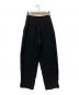 GIA STUDIOS (ジア・ストゥディオス) ワイドスラックス ブラック サイズ:36：8000円