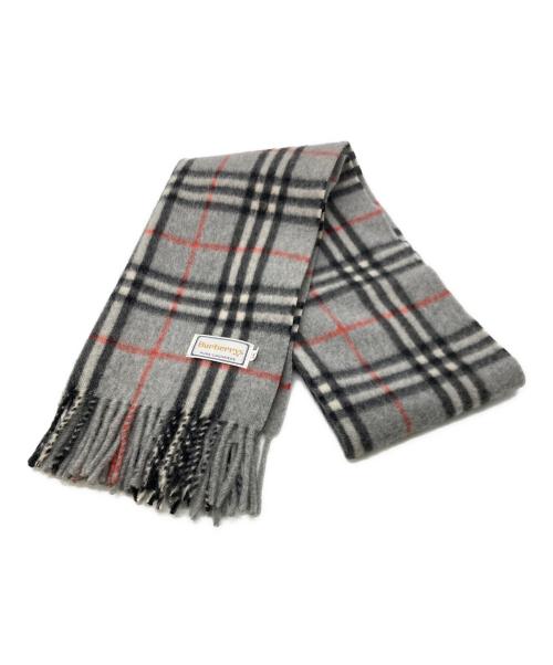 Burberry's（バーバリー）Burberry's (バーバリーズ) カシミヤストール グレーの古着・服飾アイテム
