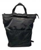 JILL STUARTジルスチュアート）の古着「リボンスクエアバックパック」｜ブラック