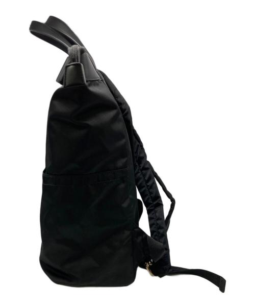 JILL STUART（ジルスチュアート）JILL STUART (ジルスチュアート) リボンスクエアバックパック ブラックの古着・服飾アイテム